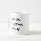 lassen sie sich weggehen kaffeetasse (Vorderseite Links)