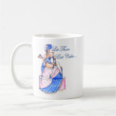 "Lassen Sie sie Kuchen-essen" doppelte mit Seiten Kaffeetasse (Links)