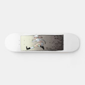 Lassen Sie Teufel-Laufanime-Mädchen laufen Skateboard (Horizontal)