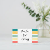 Lassen Sie uns Beachy Art Design Books für Baby be Begleitkarte (Stehend Vorderseite)