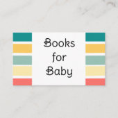 Lassen Sie uns Beachy Art Design Books für Baby be Begleitkarte (Vorderseite)