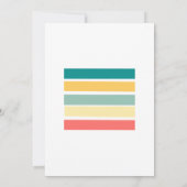 Lassen Sie uns Beachy Baby Dusche einladen Einladung (Rückseite)