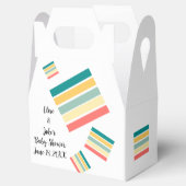 Lassen Sie uns Beachy Baby Duwer Gunst Geschenkbox Geschenkschachtel (Geöffnet)