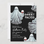 Lassen Sie uns das erwachsene Halloween-Party in F Einladung (Vorderseite)