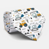 Lassen Sie uns das Fahrzeugmuster verschieben Krawatte (Gerollt)