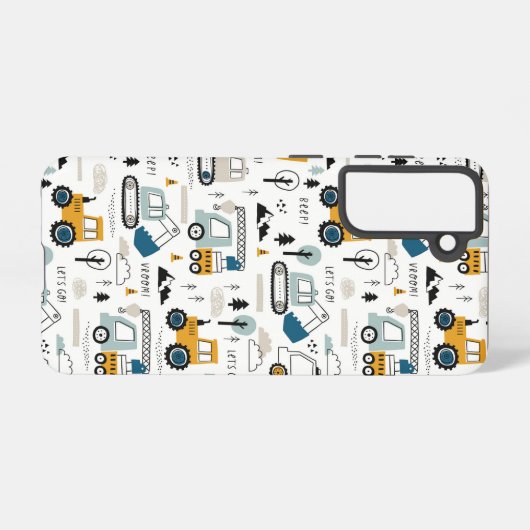 Lassen Sie uns das Fahrzeugmuster verschieben Samsung Galaxy Hülle (Rückseite (Horizontal))