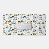 Lassen Sie uns das Fahrzeugmuster verschieben Schreibtischunterlage (Tastatur & Maus)