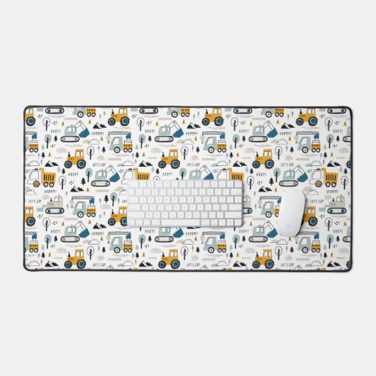 Lassen Sie uns das Fahrzeugmuster verschieben Schreibtischunterlage (Tastatur & Maus)