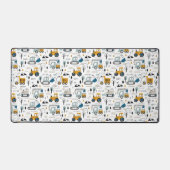 Lassen Sie uns das Fahrzeugmuster verschieben Schreibtischunterlage (Vorderseite)