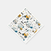 Lassen Sie uns das Fahrzeugmuster verschieben Serviette (Ecke)