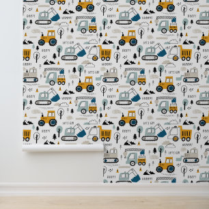 Lassen Sie uns das Fahrzeugmuster verschieben Tapete