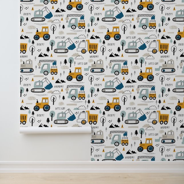 Lassen Sie uns das Fahrzeugmuster verschieben Tapete (Anwendung)