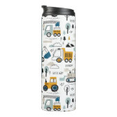 Lassen Sie uns das Fahrzeugmuster verschieben Thermosbecher (Nach rechts gedreht)