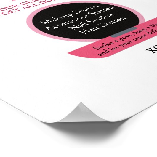 Lassen Sie uns das Party-Zeichen erledigen Poster (Ecke)