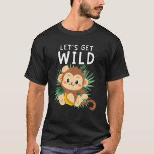 Lassen Sie uns das Safari-Party "Wilde Zoos" im Zo T-Shirt