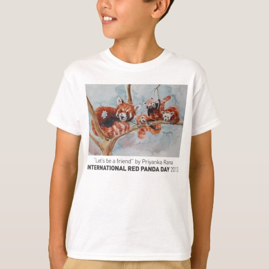 "Lassen Sie uns das T-Shirt eines Freund-sein" (Vorderseite)