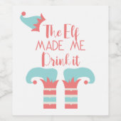 Lassen Sie uns das Weinetikett auffüllen (Einzelnes Label)