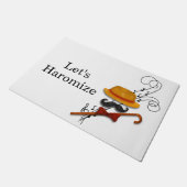 "Lassen Sie uns den Gesang, Karaoke, Musik Fußmatte (Schrägansicht)