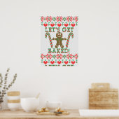 Lassen Sie uns den Lebkuchen gebacken bekommen Poster (Küche)