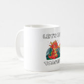 Lassen Sie uns den Toasted Funny Dragon Marshmallo Kaffeetasse (Vorderseite Links)