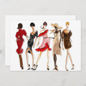 LASSEN SIE UNS DIE ***BRIDE ZU SEIN**** SHOWER FEI EINLADUNG (Vorne/Hinten)