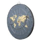 Lassen Sie uns die Illustration der Welt bereisen Dartscheibe (Vorderseite rechts)