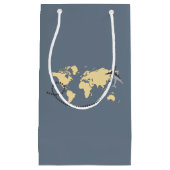 Lassen Sie uns die Illustration der Welt bereisen Kleine Geschenktüte (Vorderseite)