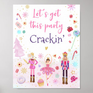Lassen Sie uns dieses Party Crackin Nutcracker Par Poster