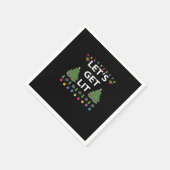 Lassen Sie uns ein Essenzielles Funny Zitat anbiet Serviette (Ecke)