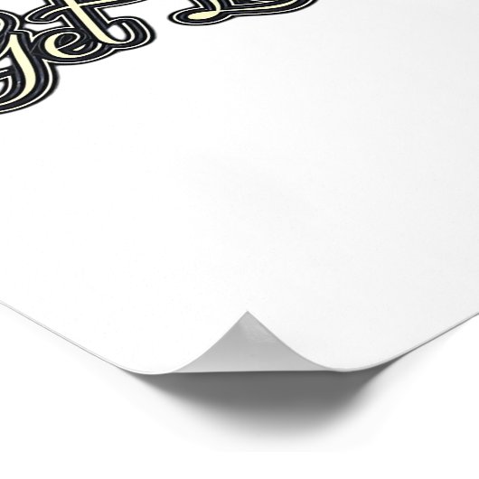 Lassen Sie uns ein klassisches kreatives Lässig Poster (Ecke)