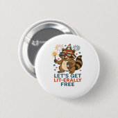 Lassen Sie uns ein lit-echtes kostenloses Design - Button (Vorne & Hinten)