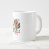 Lassen Sie uns ein lit-echtes kostenloses Design - Jumbo-Tasse (Vorderseite Rechts)