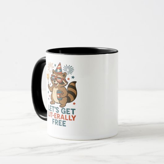 Lassen Sie uns ein lit-echtes kostenloses Design - Tasse (Vorderseite Links)