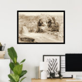 Lassen Sie uns ein reichhaltiges Panning Gold SD 1 Poster (Heimbüro)