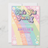 Lassen Sie uns eine fröhliche Einladung zum Geburt (Vorderseite)