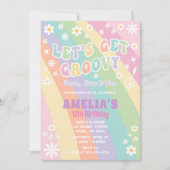 Lassen Sie uns eine fröhliche Einladung zum Geburt (Vorderseite)