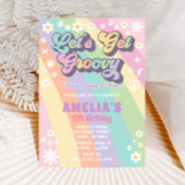 Lassen Sie uns eine fröhliche Einladung zum Geburt