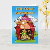 Lassen Sie uns eine motivierte Karte bekommen (Gelbe Blume)