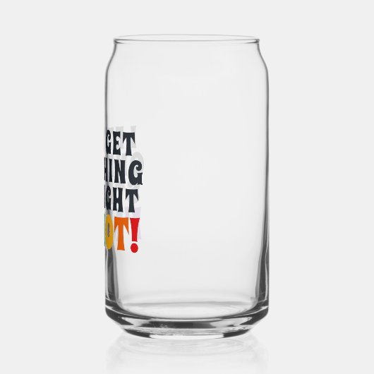 Lassen Sie uns eine Sache direkt bekommen, die ich Dosenglas (Links)