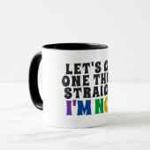 Lassen Sie uns eine Sache direkt bekommen, die mir Tasse (Vorderseite Links)