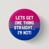 Lassen Sie uns eine Sache gleich machen... Ich bin Button (Vorderseite)
