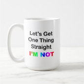 Lassen Sie uns eine Sache gleich machen... Ich bin Kaffeetasse (Links)