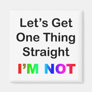 Lassen Sie uns eine Sache gleich machen... Ich bin Magnet