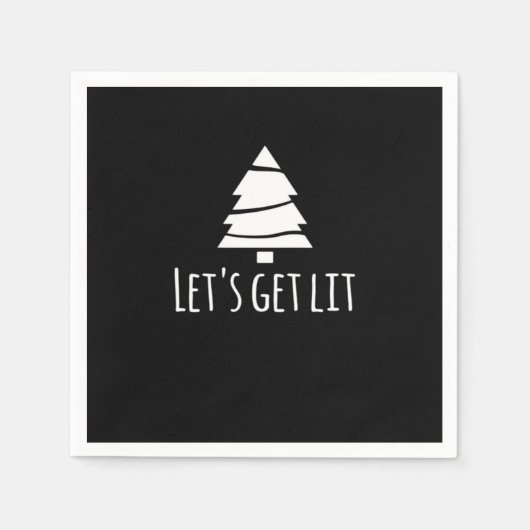 Lassen Sie uns einen unverzichtbaren Retro-Stil be Serviette (Vorderseite)