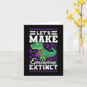 Lassen Sie uns Epilepsie als ausgestorbene Epileps Karte (Gelbe Blume)