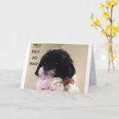 LASSEN SIE UNS FEIERFEIERN "SIE" FÜR SIE SIND **75 KARTE (Gelbe Blume)