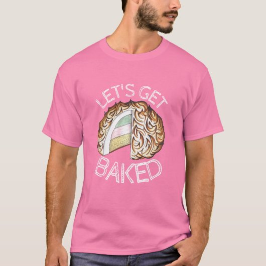Lassen Sie uns gebacken Alaska Ice Cream Funny Fei T-Shirt (Vorderseite)