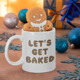 Lassen Sie uns gebackene Lebkuchen kochen Kaffeetasse