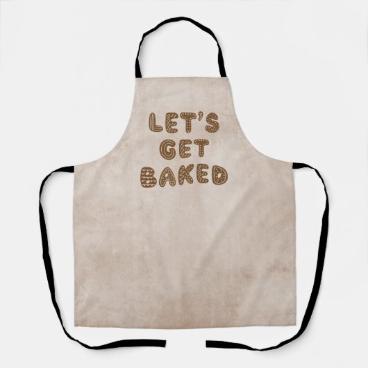 Lassen Sie uns gebackene Lebkuchen kochen Schürze (Vorderseite)