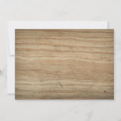 Lassen Sie uns gebastelte Erntedank-Dinner Einladu Einladung (Rückseite)